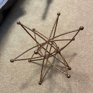 Copper Decorative Star Sculpture